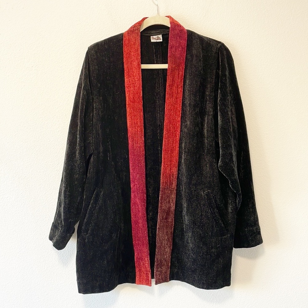 HandWoven On Backstrap Loom Cardigan Jacket Kimono